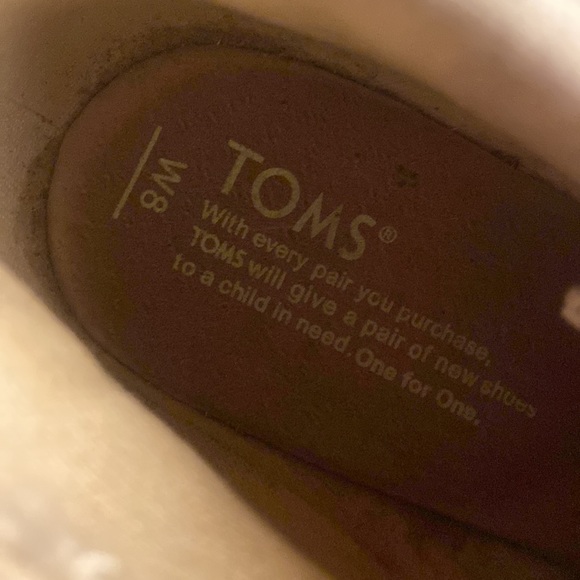 RARE Tom's Dessert Wedge Bootie - Picture 6 of 8